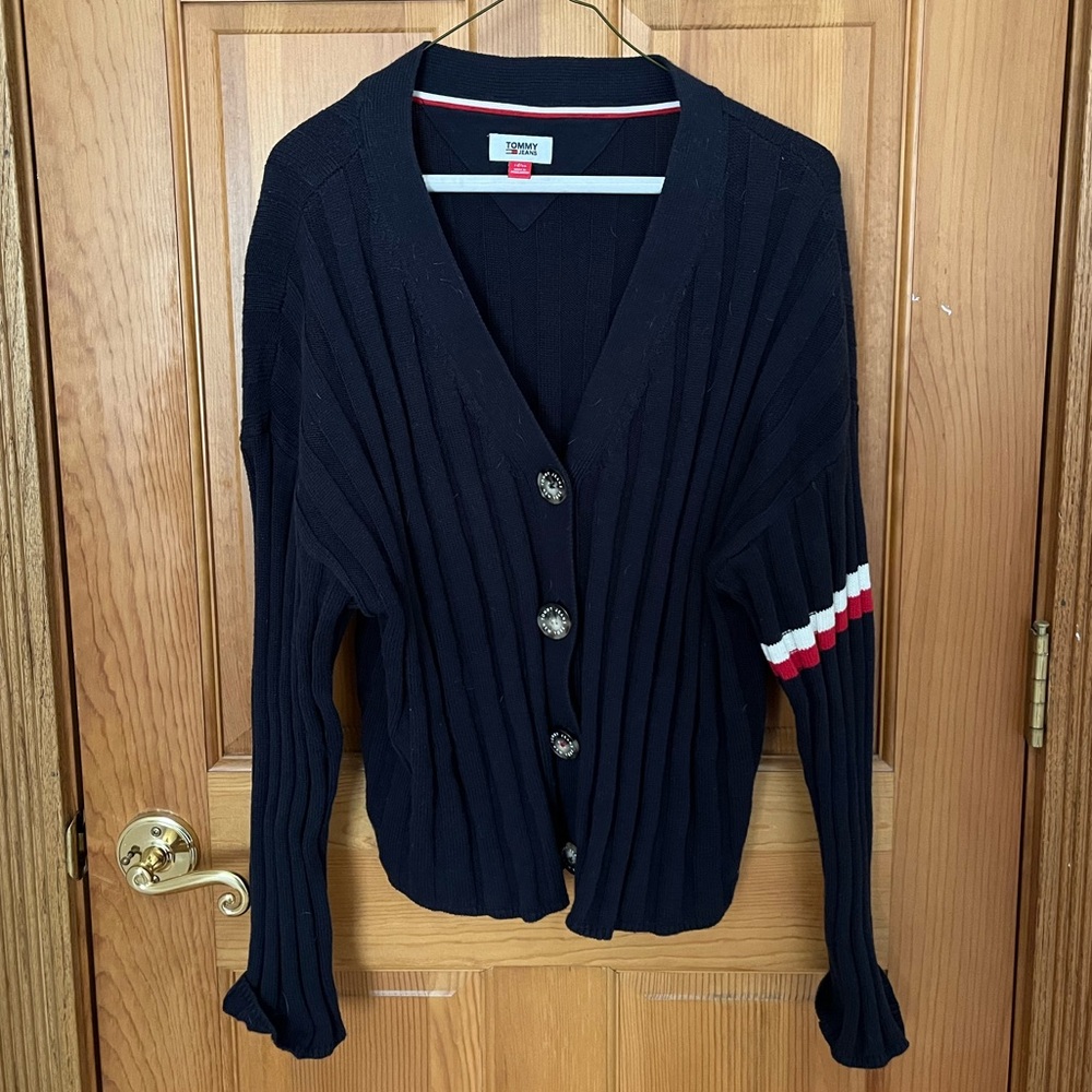 Tommy Jeans Navy Cardigan